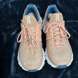 On Clouds Women's Tan Running Shoes